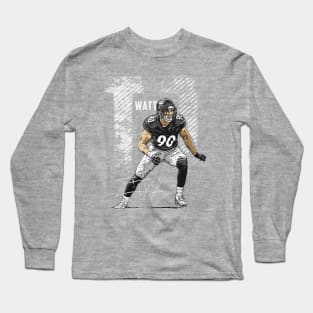 T.J. Watt Pittsburgh Bold Long Sleeve T-Shirt